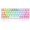 Redragon K617 Fizz Red růžová / Herní klávesnice / mechanická / spínače red / USB / US