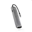 Epico Slim Hub USB-C 6v1 vesmírně šedá / USB Hub / 3x USB-A / 1x HDMI@8K/30Hz / 1x GLAN / 1x USB-C / PD 100W
