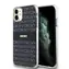 DKNY PC/TPU Repeat Pattern Tonal Stripe Magsafe Zadní Kryt pro Apple iPhone 11 černá