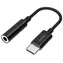 GENIUS ACC-C100 Redukce 3.5mm audio jack na USB-C 10cm černá