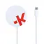 SKROSS bezdrátový nabíjecí adaptér Magsafe Wireless Charger / 10W / 1 m