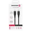 SWISSTEN  Datový kabel TPE USB-C - USB-C 1.5m černá / Power Delivery 5A (100W)