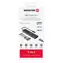 SWISSTEN USB-C HUB 7-IN-1 / USB-C PD / USB 3.0 / 2x USB 2.0 / HDMI / SD / MicroSD / hliník