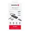 SWISSTEN USB-C HUB 4-IN-1 / USB-C PD / USB 3.0 / USB 2.0 / HDMI / hliník