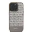 DKNY PU Leather Repeat Pattern Bottom Stripe MagSafe Zadní Kryt pro Apple iPhone 16 Pro Max hnědá