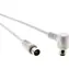 SENCOR SAV 169-150W anténní koaxiální kabel M-F 90° 15m