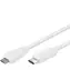 PremiumCord Kabel USB C samec - USB 2.0 konektor Micro-B samec 1m bílá