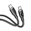 VOLTME Powerlink Moss Series CTC Kabel USB-C(M) 3A/60W 1m černá / 2x USB-C(M)