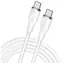 VOLTME Powerlink Moss Series CTC Kabel USB-C(M) 5A/100W 1.8m bílá / 2x USB-C(M)