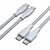 VOLTME Powerlink Rugg Series CTC Kabel USB-C(M) 3A/60W 1m šedá / 2x USB-C(M)