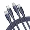 VOLTME Powerlink Rugg Series CTC Kabel USB-C(M) 5A/100W 1.8m modrá / 2x USB-C(M)