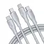 VOLTME Powerlink Rugg Series CTC Kabel USB-C(M) 5A/100W 1.8m šedá / 2x USB-C(M)