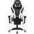 Mercury MRacer herní židle černo-bílá / 127-136cm / syntetická kůže / 120 kg