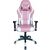 Mercury MRacer herní židle bílo-růžová / 127-136cm / syntetická kůže / 120 kg
