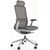 Mercury BESSEL kancelářská židle světle šedá / 118-133cm / látka & síťovina / 120 kg