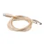 AKASA USB-C 2.0 (M) - USB-A 2.0 (M) 1 m zlatá