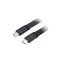 AKASA USB-C 3.1 Gen2 (M) - USB-C 3.1 Gen2 (M) 1m černá / Slim / 10Gbps 