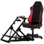Nitro Concepts C-Racer  - X1000 Inferno Red Bundle / Skládací stojan pro volant + Herní židle / tkanina / nosnost 120 kg