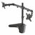 Neomounts FPMA-D550DBLACK černá / Držák displeje na stůl / 10-32" / svorka / VESA 100x100 / nosn. 2x 8kg / 2 displeje