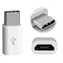 Aligator Adaptér microUSB - USB-C bílý pro nabíječky a datové kabely