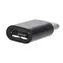 Aligator Adaptér microUSB - USB-C černý pro nabíječky a datové kabely