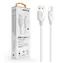 Aligator Datový a nabíjecí kabel USB-C / 7,00 mm / délka 1m / 2A / USB 2.0 / bílý