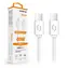 Aligator Datový kabel POWER 65W / USB-C/USB-C 3A / 0 / 5m bílý