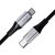 Allity AUC-01 Datový kabel USB-C/Lightning 1m 27W černá