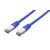 C-TECH patchcord Cat5e Kabel FTP 1 m modrá