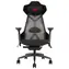 ASUS ROG Destrier Ergo černá / Herní židle / nastavitelná / látková / pojezd. kolečka / nosnost 150 kg 