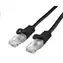 C-TECH patchcord Cat6 UTP 0.25 m černá