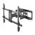 Brateck LPA69-466 černá / Heavy Duty Polohovatelný nástěnný držák pro TV 37"-80" / výsuvný / nosnost 60kg