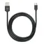 Mobilis kabel USB-C - USB-A / 1 metr / černá