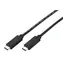 C-TECH USB-C kabel 2 m černá / USB-C (M) - USB-C (M)