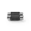 Nedis Stereo audio adaptér 2x RCA (F) - 2x RCA (F) černá / poniklované 