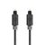 Nedis Optický audio kabel TosLink (M) - TosLink (M) 2.00 m černá