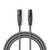 Nedis Vyvážený Audio kabel XLR 3pinový (M) - XLR 3kolíková (F) 1.50 m tmavě šedá