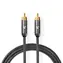Nedis Kabel k subwooferu RCA (M) - RCA (M) 3.00 m šedá 