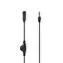 Nedis Stereo Audio kabel jack 3.5 mm (M) - jack 3.5 mm (F) 1.00 m černá