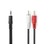 Nedis Stereo Audio kabel jack 3.5 mm (M) - 2x RCA (M) 3.00 m černá 