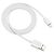 CANYON CNS-MFICAB01W bílá / nabíjecí kabel / USB 2.0 - Lightning / 1m
