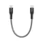 Sandberg Survivor USB-C Cable 0.2M 100W / nabíjecí kabel USB-C na USB-C