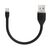 Satechi Flexible kabel USB - microUSB 0.15m černá