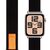 OBAL:ME Textilní Řemínek pro Apple Watch 42-49mm M-L Black/Orange