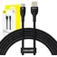Baseus Flash 2 P10311804111-01 Nabíjecí kabel USB-A (M) - USB-C (M) 2 m černá / 100W