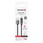 SWISSTEN Kabel USB-A na USB-C s LCD displejem 1m černá / 60W / USB-A (M) / USB-C (M)