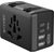Blitzwolf BW-TA1 Cestovní adaptér 4 v 1 černá / 2x USB-A / 2x USB-C
