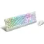 MSI Vigor GK30 COMBO bílá / Herní drátový set / RGB podsvícení / USB / DE layout