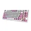 MSI FORGE GK600 TKL fialová / Bezdrátová herní klávesnice / mechanická / RGB / USB-C / BT / DE layout