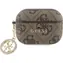 Guess 4G Script PC/PU Charm Pouzdro pro AirPods Pro 2 Brown